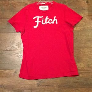 Abercrombie & Fitch men’s red shirt
